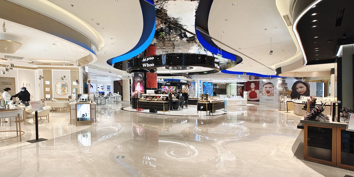 The grand opening of Renhan Isetan Building A, a new shopping museum in Tianjin, China, on Thursday, September 30, 2021. GARDE provided the design for the common areas.