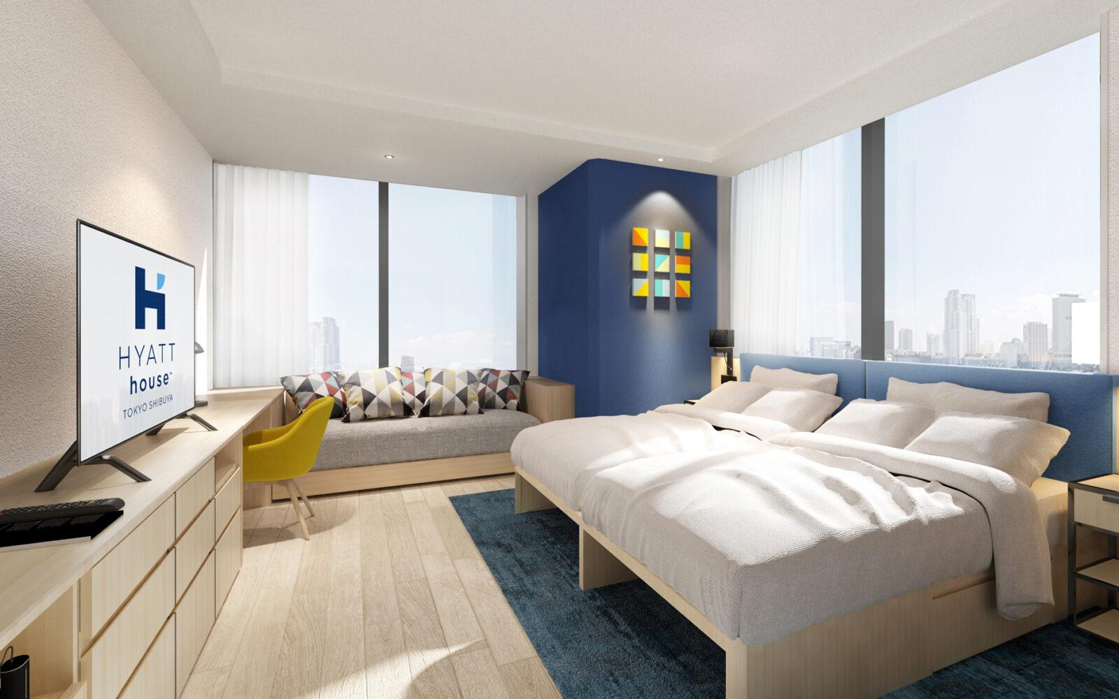 GARDE for “Hyatt House Tokyo Shibuya”: Reflecting on SHIBUYA, a City of Diversity, in Interior Design